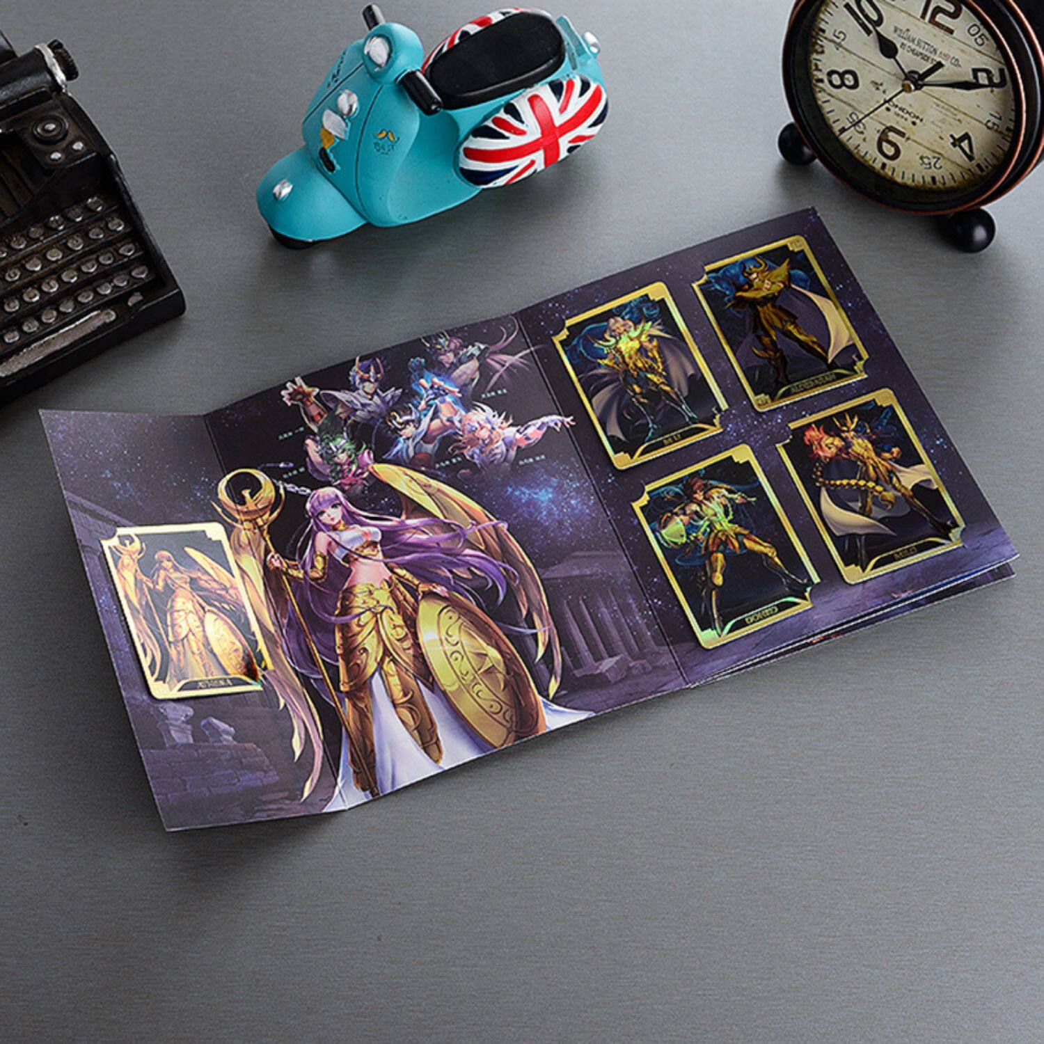 黄金圣斗士星矢周边30周年杭州站会展纪念卡册雅典娜卡片闪卡收藏 虎窝淘