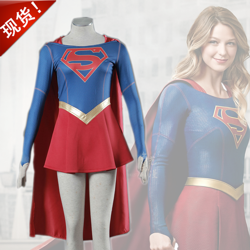 Костюм супергероини Marvel Hero Superwoman cos, женская одежда супергерл, детская одежда, костюм для выступлений на сцене, костюм для косплея