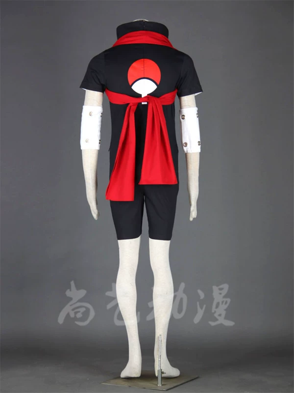 Sasuke cos quần áo thanh niên quần áo Naruto-Uchiha Sasuke-Chunin thi quần áo cosplay quần áo nam cosplay hinata shippuden