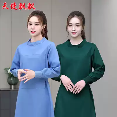 Surgical gown men long-sleeved blue white cotton thickened gown washing clothes brush hand serve Doctor Nurse