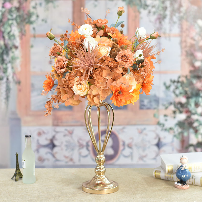 Wedding props simulation flower art hotel table flower wedding hall KTV decoration decoration window photography display decoration flower