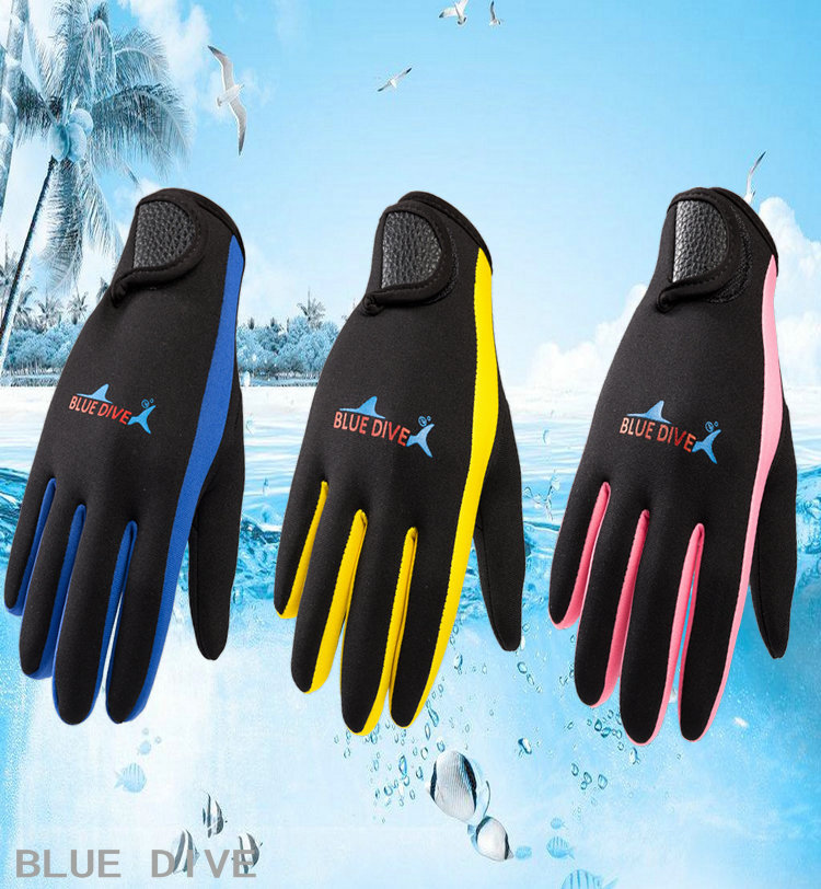 Snorkeling suit diving gloves Wear-resistant non-slip Deep diving Recreational Surfing underwater operations Swimming equipment