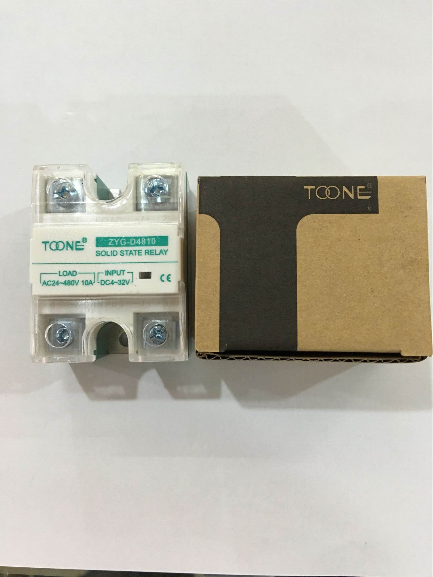 ZYG-D4810 Shanghai Zhuoyi Solid State Relay TOONE Zhuoyi Electronics Single Phase Solid State 10A
