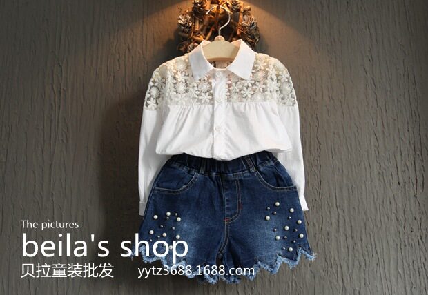 Chemise fille à manche longue - Ref 2086358 Image 8