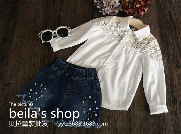 Chemise fille à manche longue - Ref 2086358 Image 12