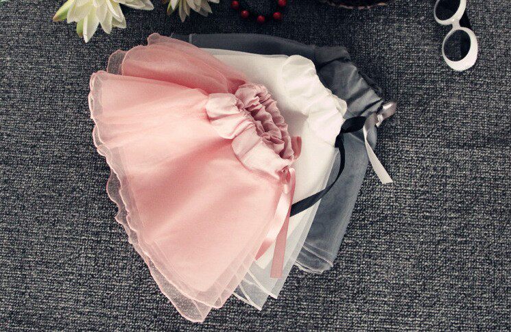 Jupe fillette en mousseline de soie - Ref 2050600 Image 7