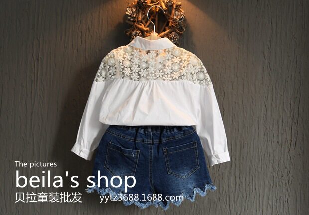 Chemise fille à manche longue - Ref 2086358 Image 9