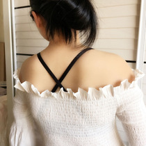 Length 1 5cm wide underwear extended shoulder strap beautiful back non-slip strap female Joker bra can be exposed cross strap