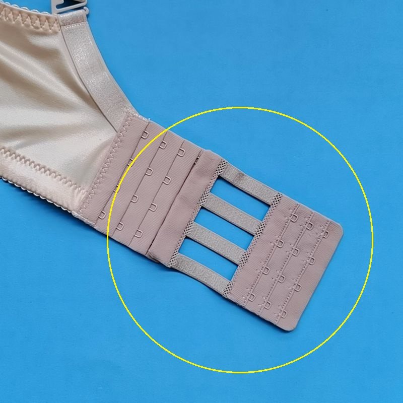 Cool summer glossy four-breasted buckle 75 stainless steel underwear growth extension buckle bra lengthening buckle back buckle buckle