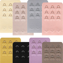 Seamless underwear with small three-breasted buttons 5 cm wide bra extension buckle bra comfortable invisible bust adjustment extension buckle