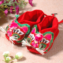 Winter handmade melaleuca bottom mens and womens year-old childrens cloth shoes Baby cotton shoes thickened baby toddler shoes Tiger shoes