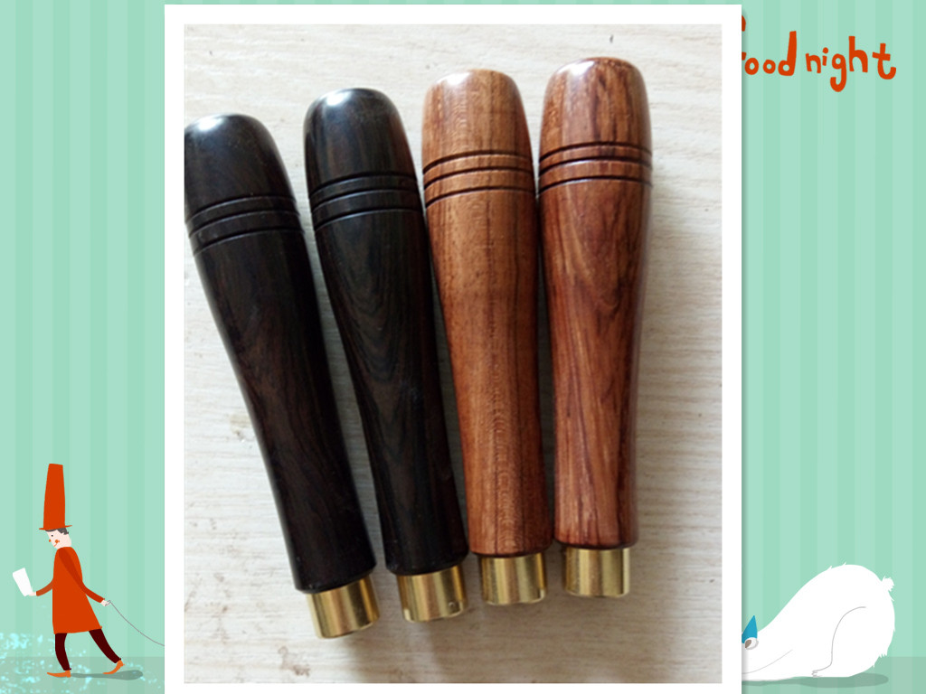 Teapot wooden handle polishing rod polishing rod zipper position grinding rod purple sandalwood African sour branch rosewood incoming sample customization