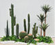 Artificial Cactus Landscaping Aloe Vera Cactus Fake Green Plants Decoration Large Desert Cactus Window Display Decoration