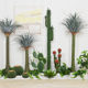 Large Nordic Artificial Yucca Tree, Dragon's Blood Tree, Tall Plant Potted Fake Cactus, Window Display Cactus