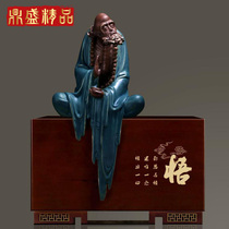 Pure copper Zen ornaments DMoss Guanyin Guanyin Guan Yu Wu Wealth God Smiling often Kaier Maitreya crafts