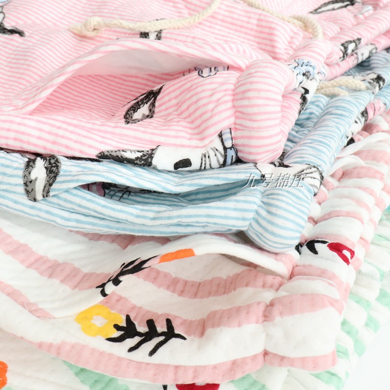 Mùa thu và mùa đông cặp vợ chồng đồ ngủ cotton của phụ nữ cotton nhà quần nam kích thước lớn cộng với phân bón để giữ ấm phòng điều hòa không khí hoạt hình hoa do lot nam dep