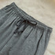 ພາກຮຽນ spring ແລະ summer ຄູ່ຜົວເມຍຝ້າຍບໍລິສຸດ pajamas ຂາຂອງແມ່ຍິງ trousers ຝ້າຍຜູ້ຊາຍຂະຫນາດໃຫຍ່ບວກກັບ pants ບ້ານໄຂມັນປິດ radish ສີແຂງ