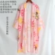 Cặp đôi mùa hè cotton đôi gạc áo ngủ cardigan yukata Nhật Bản và áo ngủ nữ gió áo choàng nam kích thước lớn hoa