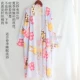 Cặp đôi mùa hè cotton đôi gạc áo ngủ cardigan yukata Nhật Bản và áo ngủ nữ gió áo choàng nam kích thước lớn hoa