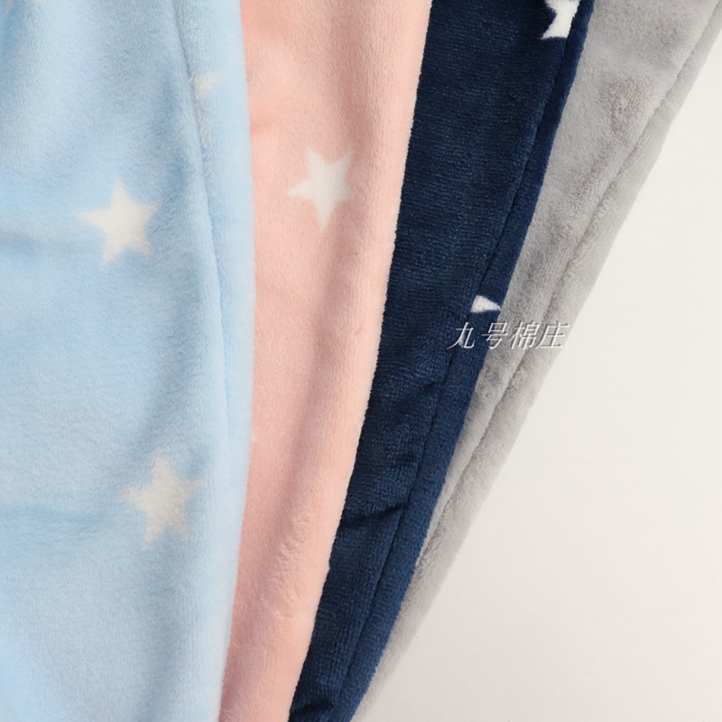 Mùa thu và mùa đông vài bộ đồ ngủ flannel chân nam và quần nhung dày nhà san hô nhung quần nữ cộng với ngôi sao béo do lot nam dep