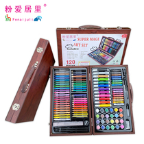 Childrens birthday gift brush gift box casual gift crayon watercolor pen oil painting stick educational toy gift