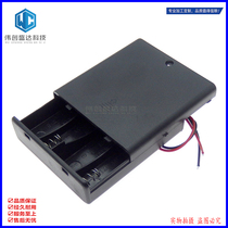 5 #4 section 6V V 4 Festival 5 battery case battery holder with red black lead with cover with switch