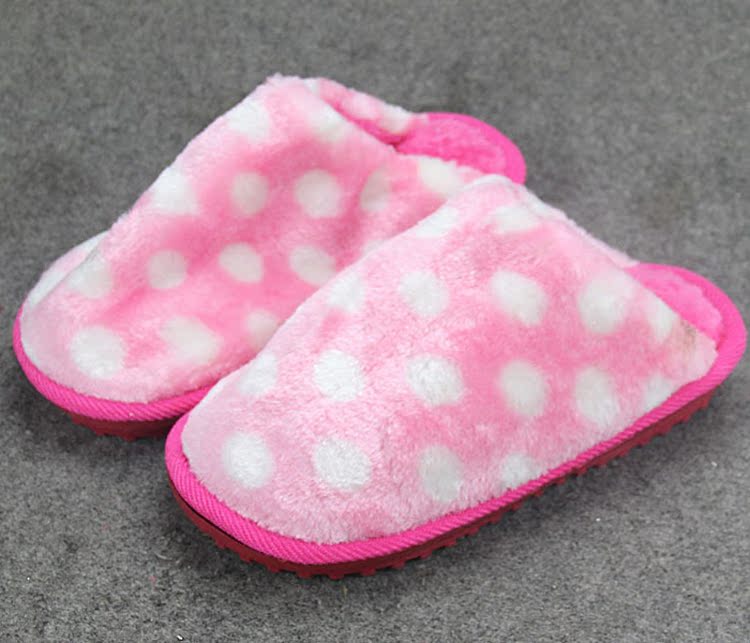 Pantoufles enfants en suède pour hiver - semelle mousse - Ref 1020089 Image 58