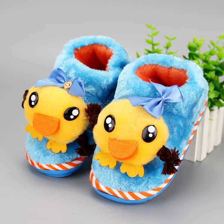 Pantoufles enfants en suède pour hiver - semelle mousse - Ref 1024798 Image 22
