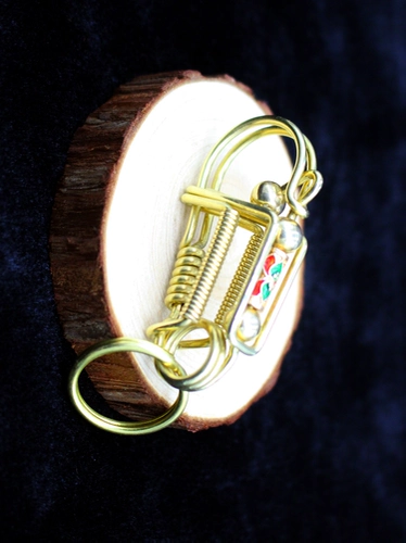 Латунный брелок ручной работы из нержавеющей стали, подвеска, креативные ключи от машины, популярно в интернете, креативный подарок