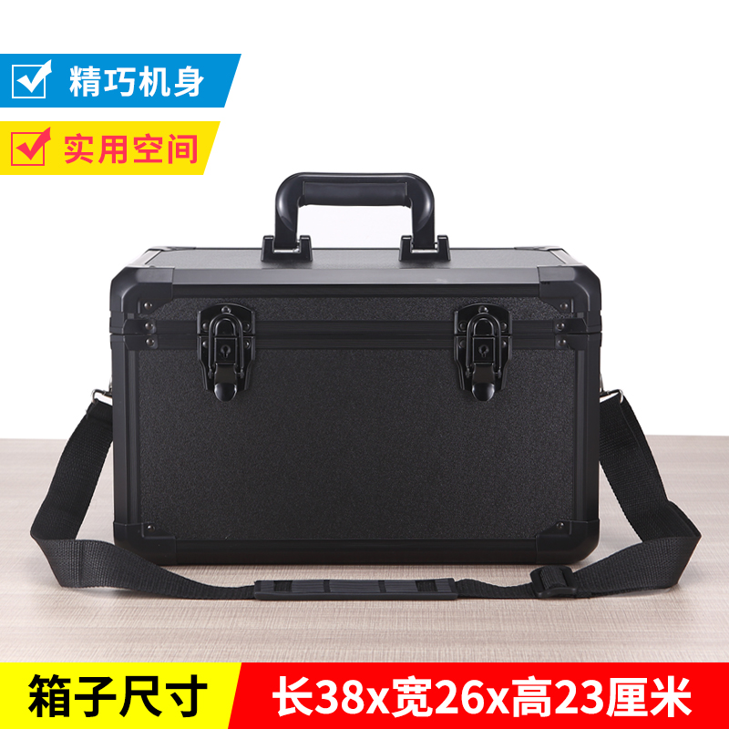 Aluminum alloy suitcase instrument box with lock multifunctional home custom maintenance hardware toolbox manufacturer