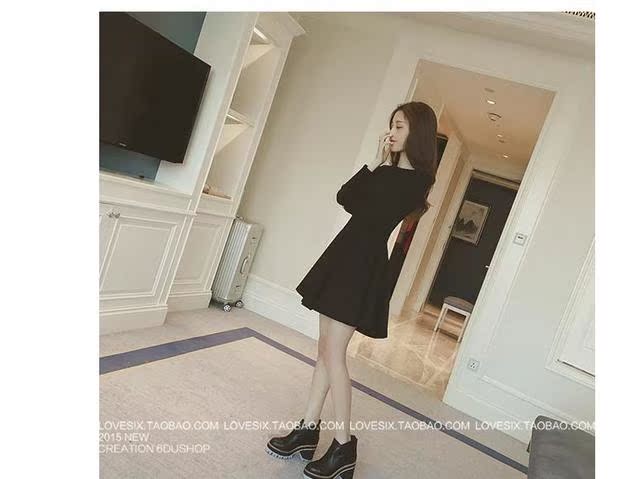 Mùa thu và mùa đông dài- tay dài đầm với nhung khí ấm áp kích thước lớn sưng húp một phông chữ bên dưới váy dưới mẫu đầm xòe dài qua gối