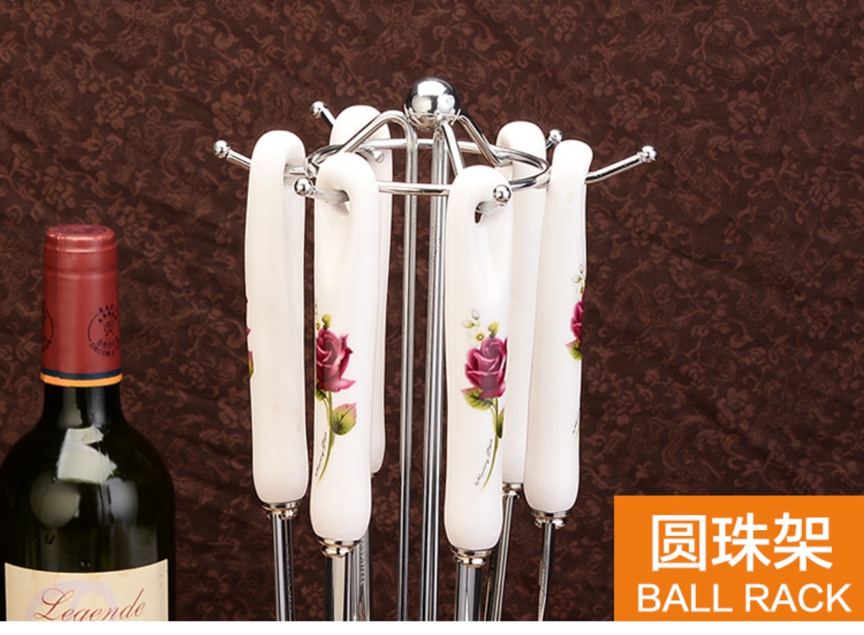 Bộ dụng cụ nhà bếp bằng thép không gỉ đặt bảy chiếc thìa đặt bếp nấu xẻng muỗng colander hộ gia đình nấu ăn đầy đủ dụng cụ nấu ăn - Phòng bếp chảo đổ bánh xèo