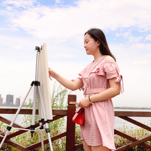 彩色铝合折叠多功能落地画架子