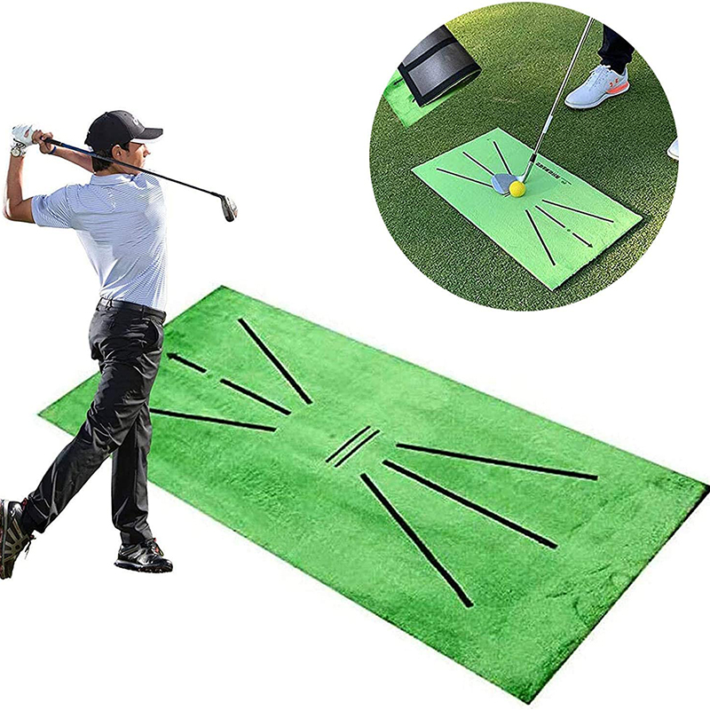 Golf Swing Mat Golf Swing Mat Indoor and Outdoor Swing Mat Hitting Contact Track Detection Mat