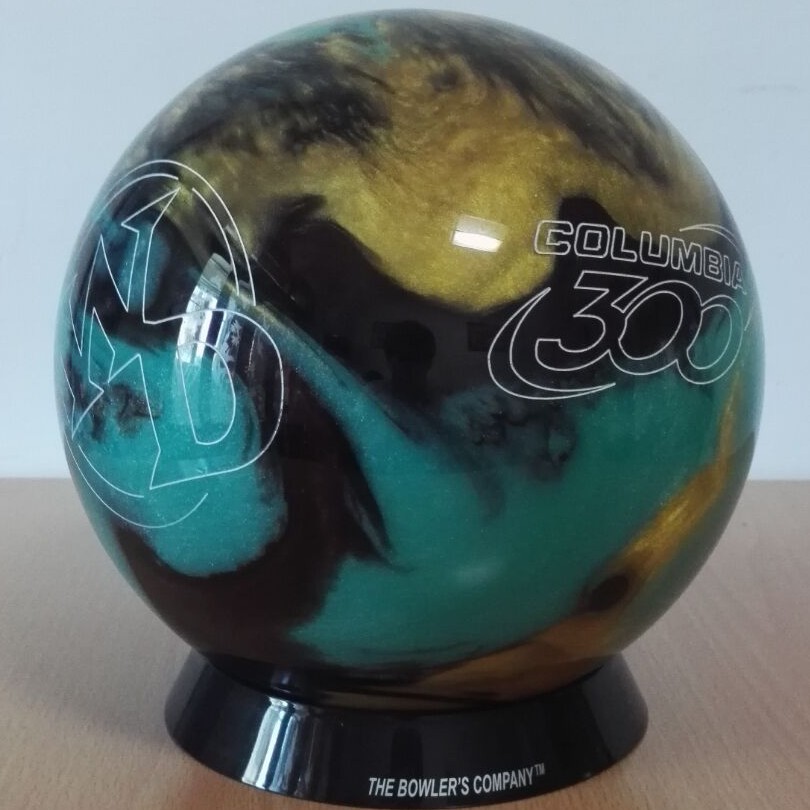 Chuangsheng bowling supplies Coron 300 brand beginner-specific straight line bowling white dot black gold green