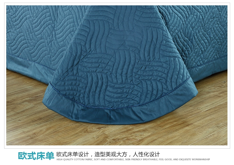 Châu âu bông chần trải giường ba mảnh bông chần của Hàn Quốc đa chức năng tấm ga trải giường bìa giường bìa mảnh duy nhất bộ drap giường giá rẻ