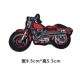 Clasma Black и Red Motorcycle Locomotive