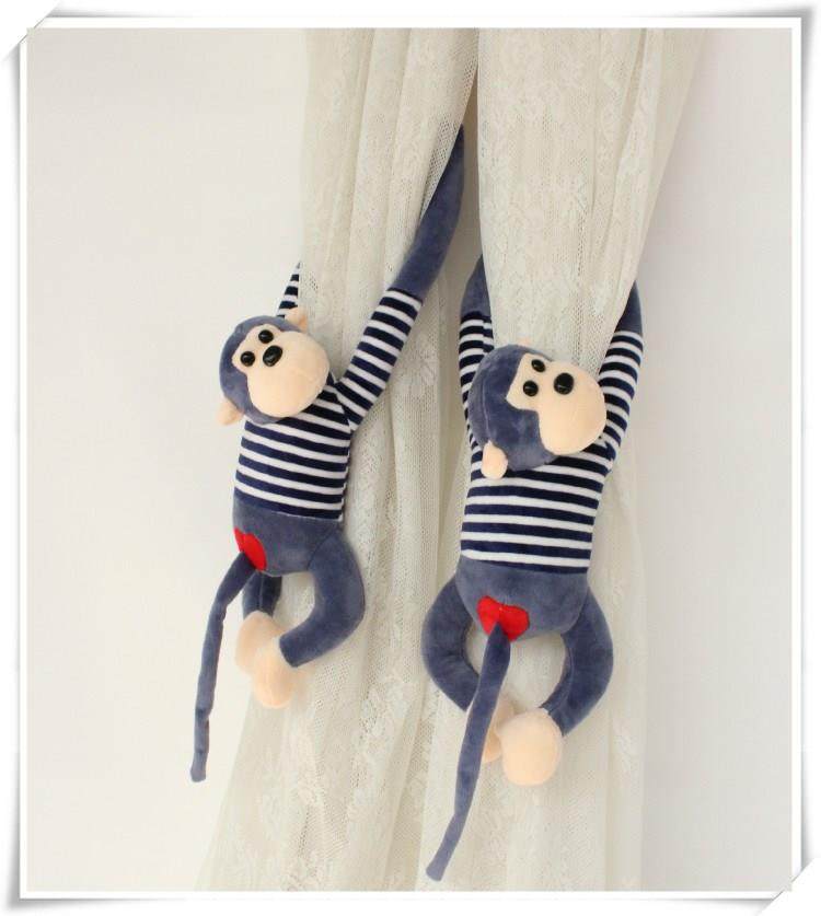 Curtain ornament accessories cute pendant creative hanging ornament cute embellishment buckle strap a pair of loading cartoons