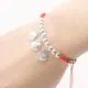 Chuyển hạt vòng tay nam nữ đôi lứa năm nay dây đỏ đan thủ công giả vàng đơn giản cặp đôi sinh viên - Vòng chân vòng chân