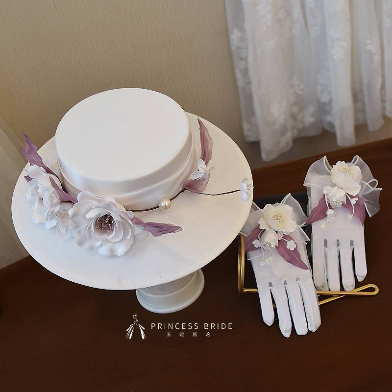 Princess King New Pint Law Style Elegant Romantic Rose Courtesy of the Tanyard Bridal Bridal Bridal Wedding Dress Styling Brigade Filming the Shadow Hood Accessories