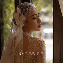 Fa-style retro Republic of the country Flowers Hat Style Head Yarn Styling Temperament Bride Romantic Wedding Yarn Movie and Accessories Accessories