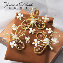 Hot sale New Product 2020 diamond-studded side clip Bride wedding accessories photo studio photography with makeup styling photo accessories