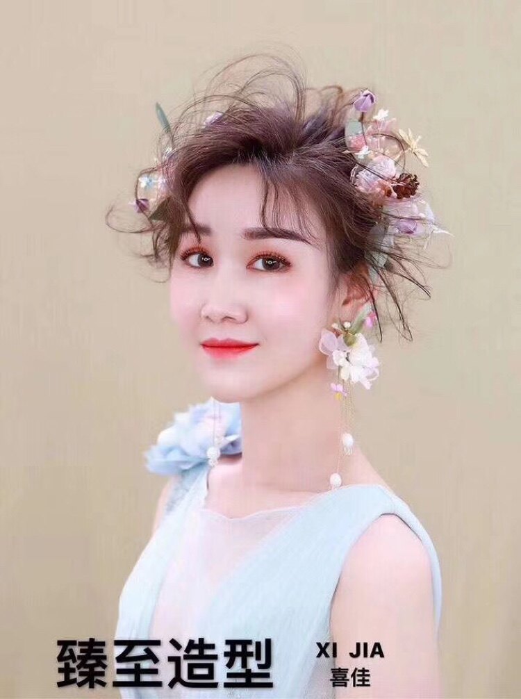 New Super Fairy Handcrafted Emulation Flower Flow Su Earrings Bridal Bridal Wedding Dresses Write Real Sen Earrings Accessories Accessories
