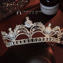 Princess bride 2022 new crown Korean-style wedding head Zircon Stone Atmospheric Crown Wedding Dresses Dress Accessories