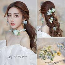 Fields Garden Wind Head Decorated Bridal Hair Flowers Hair fork Head Flower Shadow Photos Accessories Flowers Rings Superfairy Elegance