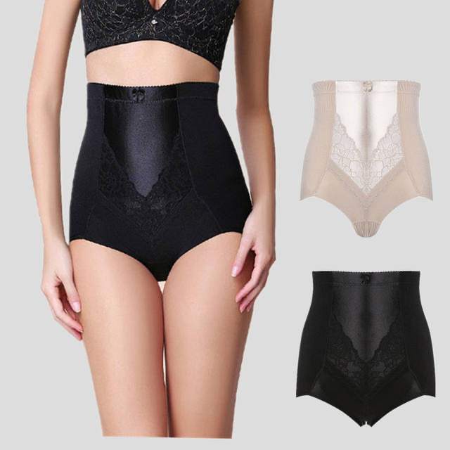 Beauty salon mold fat manager plastic pants high waist belly waist pants wear shorts pants
