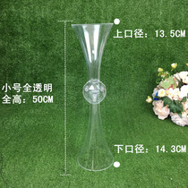 Korean-style outdoor wedding plastic small waist wedding props acrylic road sign-in table vase model room decoration