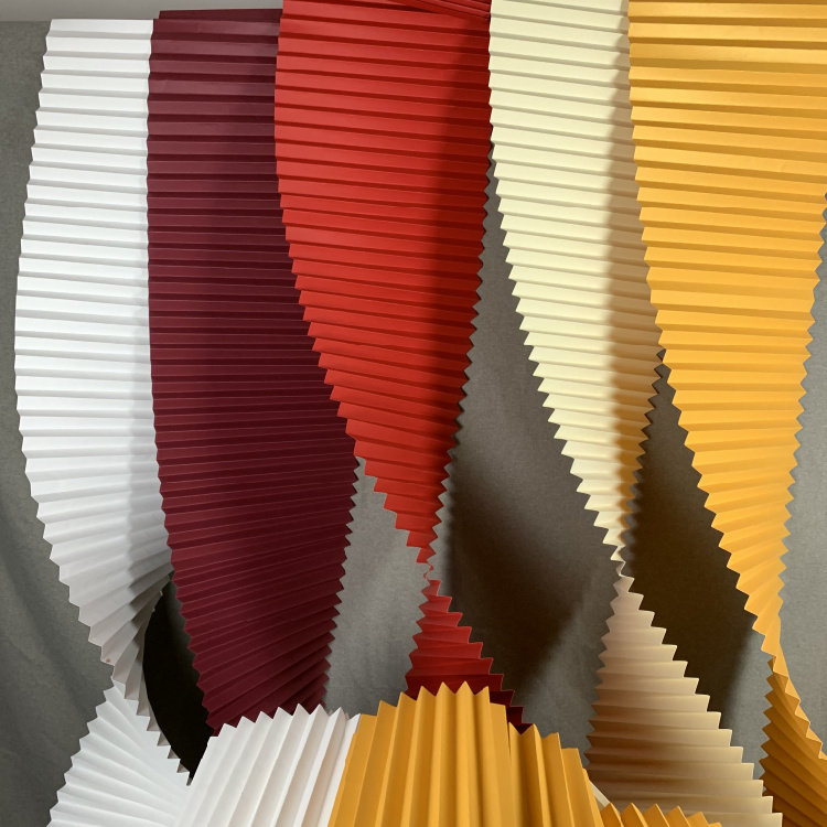 Wedding hall thickened big wave paper corrugated origami wedding background photo props one-piece forming lengthening free stitching