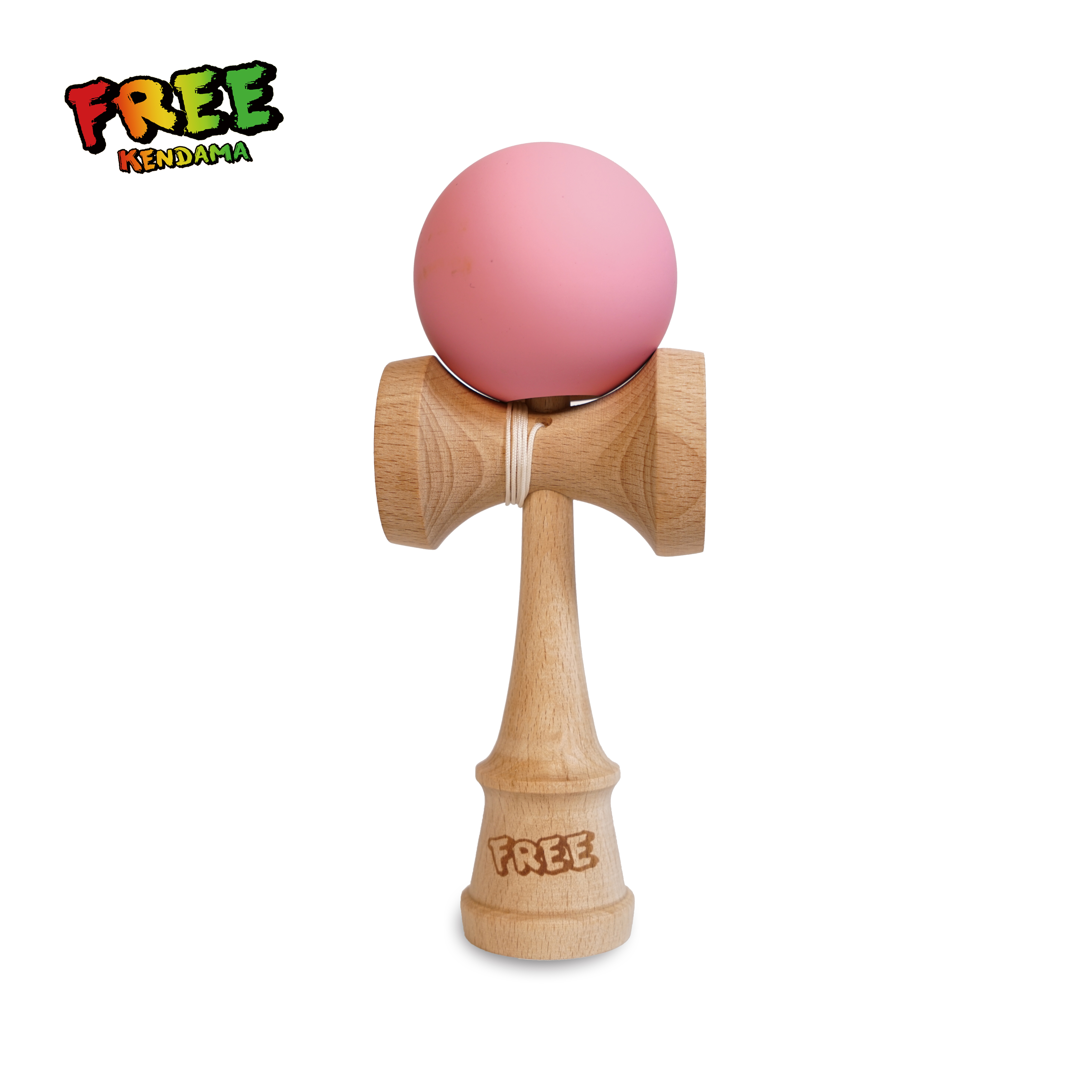 Professional sword jade Wuhan Free Kendama pink rubber lacquer competitive race imported beech wood with sword ball