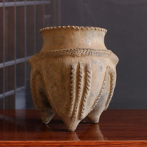 Erlitou pottery pottery antique antique pottery animal-shaped pottery with sand unearthed Xia and Shang Dynasty culture bird-shaped pottery